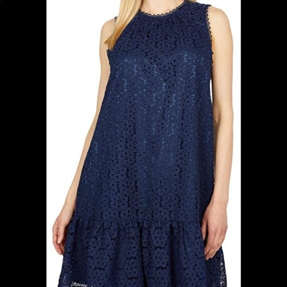 Royal blue lace Kate spade new dress. X small - Picture 2 of 11